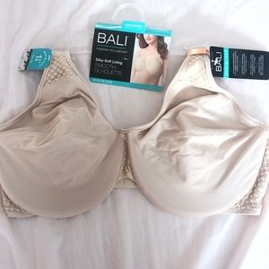 bali silky lining smooth minimizer bra